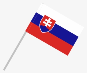 slovakia flag with tunnel h - flag