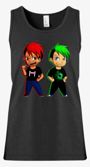 Markiplier And Jacksepticeye Girls' Tank Top T-shirts - Markiplier And Jacksepticeye Tshirt