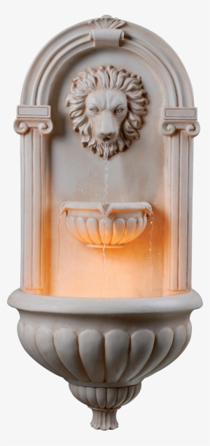 Lion Fountain Png Image - Kenroy Home Regal Wall Fountain | Sandstone