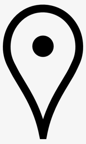 White Google Maps Pin