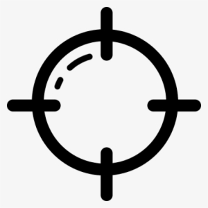 Crosshair Vector - Target Icon Png
