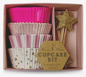 Meri Meri Pink Cupcake Kit - Ts Pink Cup Cake Kit Book/buch