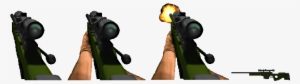 Phew, An L96 And Famas Has Been Finished - First Person Gun Sprites