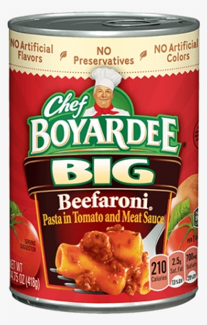 Big Beefaroni Can - Chef Boyardee Spaghetti And Meatballs
