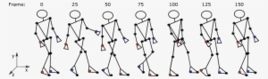 Skeleton Is Represented By A Stick Figure Of 31 Joints - 3d Skeleton Motion Capture