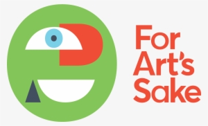 For Arts Sake Face And Logo Orange Type@4x - Art
