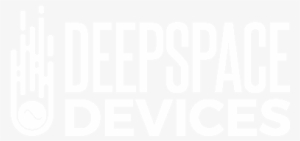 White Logo For Deep Space Devices - Poster