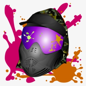 Guns Clip Art Transprent Png - Paintball Mask Vector