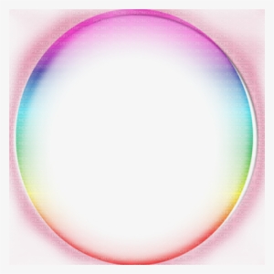 Pink Colorful Circle Frame - Picmix