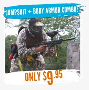 Camouflage Jumpsuit Body Armor Combo - Infantry