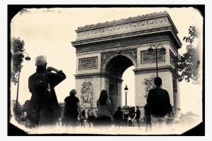 Arc De Triomphe, Paris, Vintage Photo Effect - Arc De Triomphe