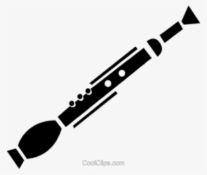 Oboe Royalty Free Vector Clip Art Illustration - Oboe