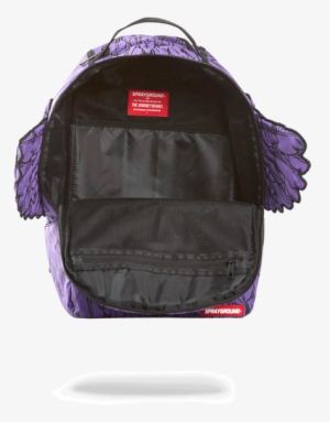 Sprayground 3m Purple Wings Adult Laptop Urban Backpack - Bag