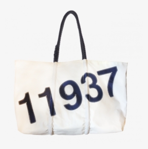 Handcrafted From Recycled Sails On The Working Waterfront - Tote Bag