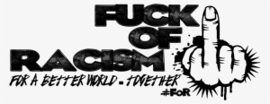 Logo Fuckofracism - Poster