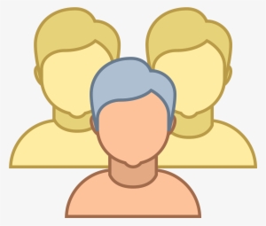 This Image Is Depicting A Group Of Four People Clustered - Icon