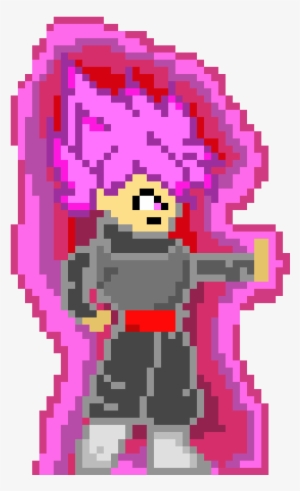 Black Goku Super Saiyan Rosé - Goku Black Ssj Rose Pixel Art