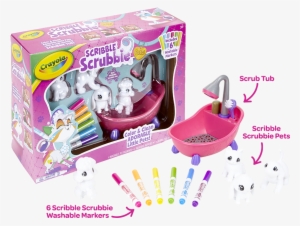 Scribble Scrubbie Scrub Tub Set - Crayola Scribble Scrubbie Pets Scrub Tub Playset