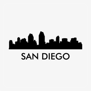 San Diego Skyline Decal - San Diego Skyline Outline