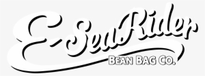 Marine Bean Bag Logo - E-searider Wedge Marine Beanbag, White/beige, Small