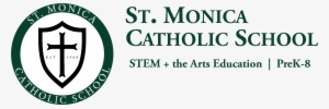 Monica Catholic School Logo Png Transparent - School