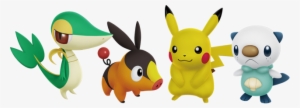 Pp2 Player Pokemon - Pokepark 2 Pikachu Oshawott Snivy And Tepig