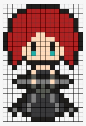 Pentakill Sona Perler Bead Pattern / Bead Sprite - Shuichi Akai