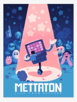 Undertale Mettaton Poster - Poster De Mettaton