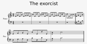 The Exorcist Sheet Music 1 Of 1 Pages - Good Mythical Morning Theme Piano