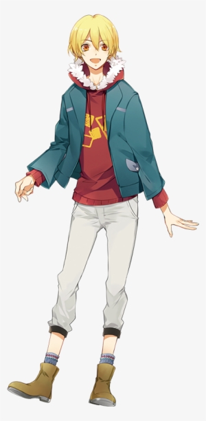 He Lives At A Power Plant And Claims To Be 3% Computer, - Short Blonde The Animation Shiwasu Kakeru Synthetic
