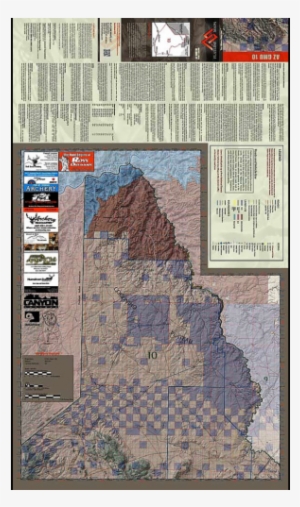 Flatline Topographical Map, Az Hunting Unit 10, Scale - Topographic Map