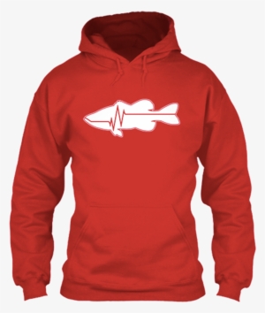 Flatline Fish Hoodie - Mixin Gas And Slapping Ass