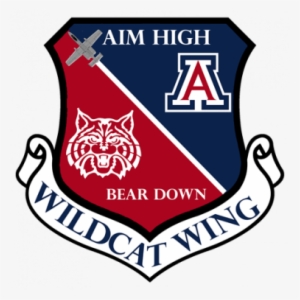 Aim High, Bear Down Sign - Arizona Wildcats Stainless Steel Sport Metal Watch
