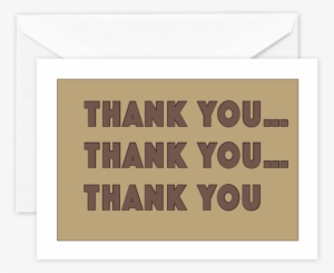 Thank You X - Greeting Card