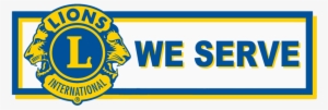 We Serve Banner