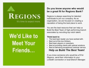Ray Torrence Liked This - Regions Bank