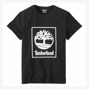 Men's Timberland Squared Tree Logo T-shirt Black - Timberland Product Care Gift Kit One Size