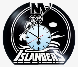 New York Islanders Fisherman Logo Handmade Vinyl Record