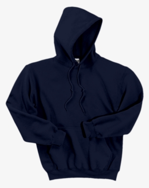 Gildan Dryblend Pullover Hooded Sweatshirt 12500 Navy - Hoodie Black Gildan Front