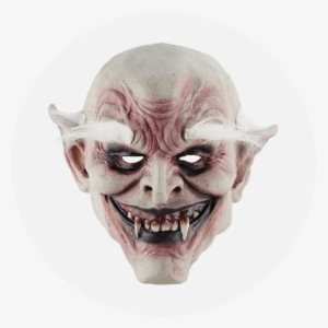 Spooky White-browed Vampire Mask