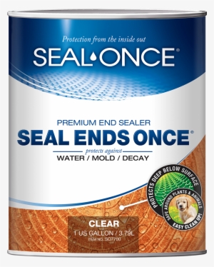 Seal Ends Once - Seal-once - Eco Friendly - Wood Stain - 5 Gallons -