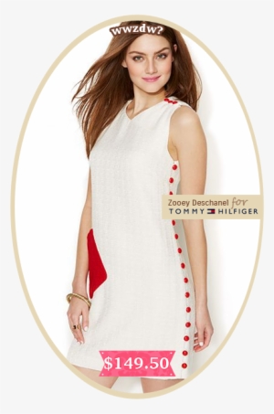 Sleeveless Button-detail Colorblocked Shift By Zooey - Label