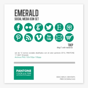 Esmeralda - Social Media Icons Png Download Free