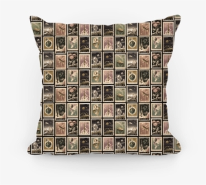Vintage Space Stamp Pattern Pillow - Cushion