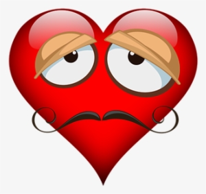 Emoji, Emojicon, Emojis, Heart - Extravaganter Gelber Smiley Mit Rohr Und Dem Mousepads