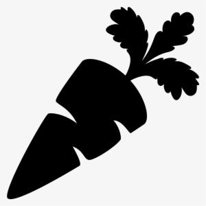 It's A Drawing Of A Carrot With A Bushy Top - Carrot Icon