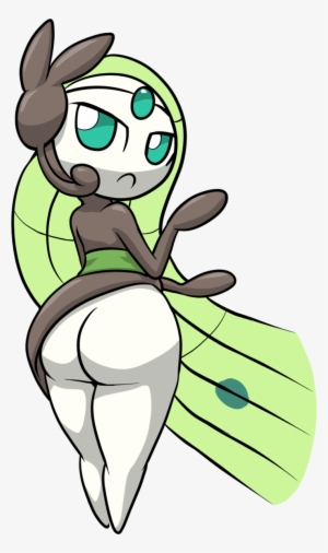 Pokémon X And Y Green Vertebrate Fictional Character - Pokemon Meloetta Ass