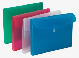 Expandable Business Envelope - Bantex Polypropylene A4 Expandable Envelopes - Clear