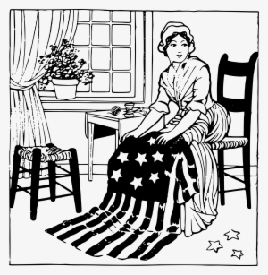 Basic Betsy Ross Icons Png - Betsy Ross Clipart