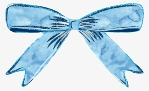 Blue Bow Free Texture Png - Blue